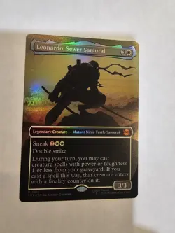 Leonardo, Sewer Samurai (Borderless) Teenage Mutant Ninja Turtles Foil - Image 2