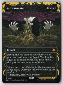 Ad Nauseam 25 Mythic Secrets of Strixhaven: Mystical Archive Near Mint - Image 1