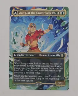 Aang, at the Crossroads (Borderless) Avatar: The Last Airbender Regular - Image 1