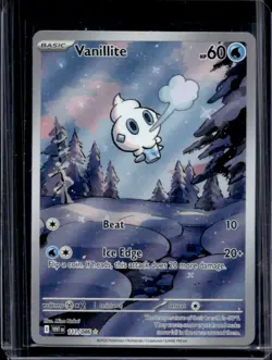 2025 Pokemon White Flare Vanillite Illustration Rare #111/086 - Image 1
