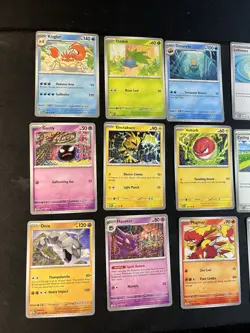 Pokemon 151 12 Card Lot All COMMONS AND UNCOMMONS NO HOLOS SCARLET & Violet S&V - Image 2