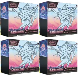 4x Pokemon Chaos Rising Pokemon Center ETB Elite Trainer Box Presale CONFIRMED - Image 1