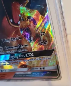 CHARIZARD GX (PSA 9) Pokemon Sun & Moon Burning Shadows 20/147 Rare Holo Patten. - Image 3