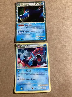 Pokemon HeartGold SoulSilver Feraligatr Prime Red Gyrados 108/123 123/123 LP MP - Image 1