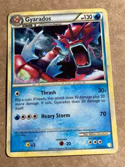 Pokemon HeartGold SoulSilver Feraligatr Prime Red Gyrados 108/123 123/123 LP MP - Image 4