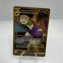 Pokemon TCG Team Rocket's Crobat ex Hyper Rare Holo Sv10 310 HP 242/182 - Image 1