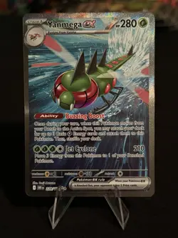 Pokemon TCG Yanmega ex 228/182 Destined Rivals Illustration Rare Holo 280 HP Eng - Image 1