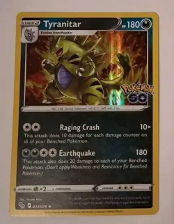 Tyranitar 043/078 Pokemon GO Holo - Image 1