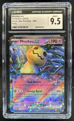 2023-25 Pokemon SV Black Star Promos Mimikyu ex Holo #004 CGC 9.5 - Image 1