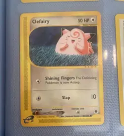Pokemon Clefairy 101/165 Expedition Base Set Reverse Holo Common 50 HP Nintendo - Image 1