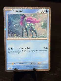 Pokemon Suicune 026/094 Phantasmal Flames Cosmo Holo Knockout Exclusive TCG NM - Image 1