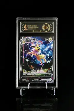 2024 Pokemon TCG S-Chinese CSHC Jolteon VMAX 009/009 Full Art Holo APH 10 YB13 - Image 1