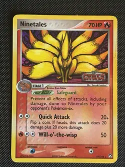 Ninetales 19/109 Reverse Holo Rare STAMPED-Pokemon TCG:Ex Power Keepers MP/HP - Image 1