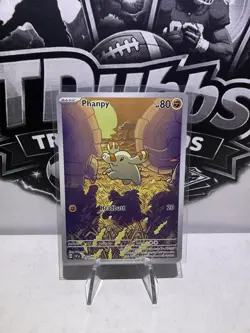 Pokemon TCG Phanpy Surging Sparks Illustration Rare 205/191 NM - Image 1