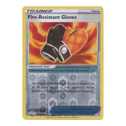 Fire-Resistant Gloves 138/198 Reverse Holo Rare Chilling Reign Pokemon Cards NM - Image 1