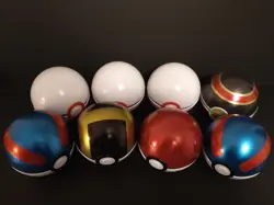 Pokemon TCG PokeBall Tin Various Balls EMPTY No cards Lot Of 8 - Image 1
