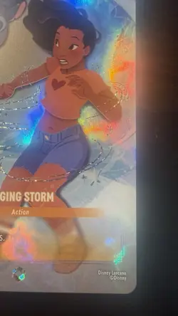 Disney Lorcana Raging Storm Enchanted 225/204 Set 11 Holo Action Card EN - Image 4