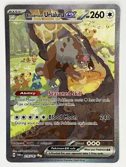 Bloodmoon Ursaluna ex NM SIR 216/167 Sv06: Twilight Masquerade Pokemon TCG Holo - Image 1