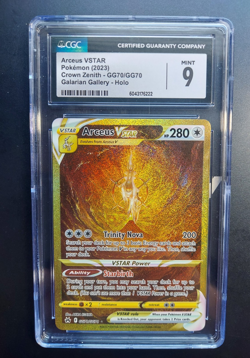 ARCEUS VSTAR - 2023 Pokemon Crown Zenith GG70/GG70 Galarian Gallery Holo - CGC 9 - Image 1