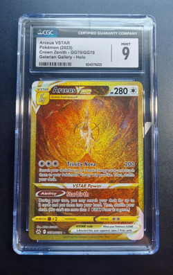 ARCEUS VSTAR - 2023 Pokemon Crown Zenith GG70/GG70 Galarian Gallery Holo - CGC 9 - Image 3