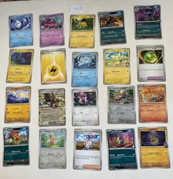 Lot Of 25 Pokemon Cards Pre Owned Mint Lot 7 - Image 1