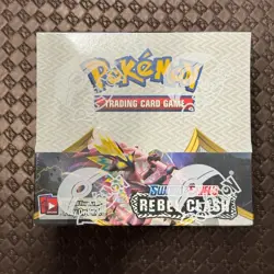 Pokemon Sword & Shield Rebel Clash Factory Sealed Booster Box - Image 1