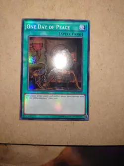 Yugioh One Day Of Peace OP04-EN012 Super Rare - Image 1