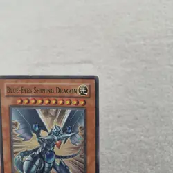 Blue Eyes Shining Dragon MOV-EN001 Limited Edition Super Rare YuGiOh Foil - MP - Image 3
