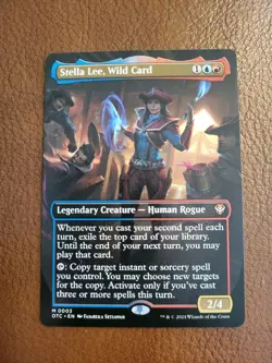 Stella Lee, Wild Card *Borderless* [OTC] Outlaws of Thunder Junction Commander - Image 1