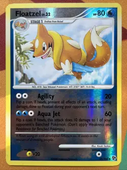 Pokemon Card - Floatzel - Reverse Holo - UC (37/106) DP Great Encounters NM - Image 1
