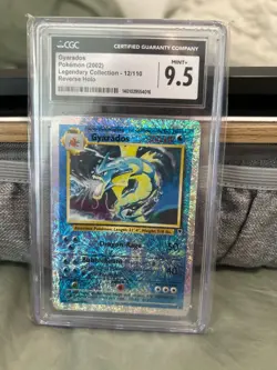 CGC 9.5 MINT+ Gyrados Legendary (Collection) 12/110 Reverse Holo Pokemon Card - Image 1