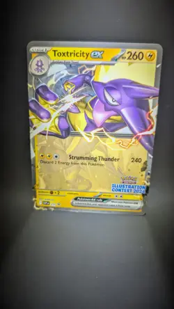 Toxtricity Ex 215 Promo Rare Card Pokemon Promo Near Mint Condition - Image 1