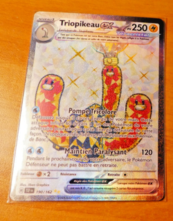 POKEMON CARD RARE HOLO CARTE TRIOPIKEAU EX 190/162 EX TEF EV05 FR JCC NM 2024 - Image 1