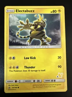 Electabuzz #6 43/156 Ultra Prism Pikachu Stamped Pokemon TCG Card - Image 1