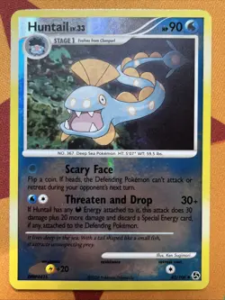 Pokemon Card - Huntail - Reverse Holo - UC (42/106) DP Great Encounters NM - Image 1