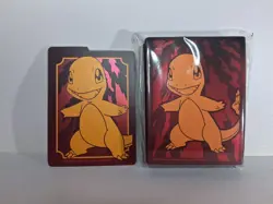 Charmander card sleeves & dividers obsidian flames etb - Image 1