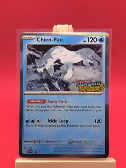 Chien-Poa SVP152 Surging Sparks Prerelease Promo Holo Rare Pokemon Card - Image 2