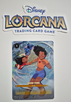 Disney Lorcana Winterspell Enchanted Raging Storm Lilo and Stitch English Rare - Image 1