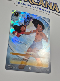 Disney Lorcana Winterspell Enchanted Raging Storm Lilo and Stitch English Rare - Image 3