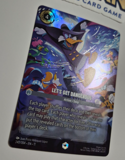 Disney Lorcana Winterspell Enchanted Lets Let's Get Dangerous Darkwing Duck Rare - Image 4