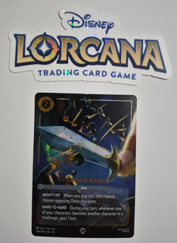 Disney Lorcana Whispers Enchanted The Sword of Hercules English Rare - Image 1