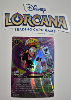 Disney Lorcana Reign of Jafar Enchanted Kuzco Impulsive Llama English Rare - Image 1