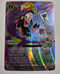 Disney Lorcana Reign of Jafar Enchanted Kuzco Impulsive Llama English Rare - Image 2