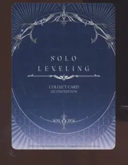 Mapniverse Solo Leveling 2nd Edition Sung Jinwoo SL2E-01 Identity Card Promo - Image 2