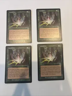 MTG Magic the Gathering Card LP - Land Giant Mercadian Masques X4 Playset - Image 1