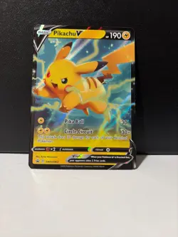 Pikachu V SWSH063 SWSH: Sword & Shield Promo Cards Holo - Image 1