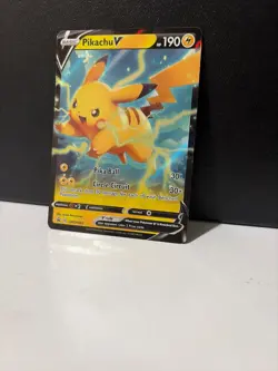 Pikachu V SWSH063 SWSH: Sword & Shield Promo Cards Holo - Image 3