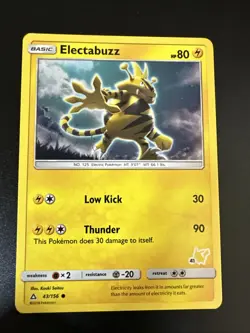 Electabuzz #41 43/156 Ultra Prism Pikachu Stamped Pokemon TCG Card - Image 1