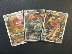 Pokemon TCG Lot Of 3 Cards Black Bolt White Flare Japanese- Landorus, Scrafty - Image 1