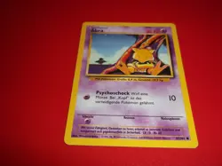 Pokemon Card Abra Base Set Shadowless Mint 43/102 - Image 1